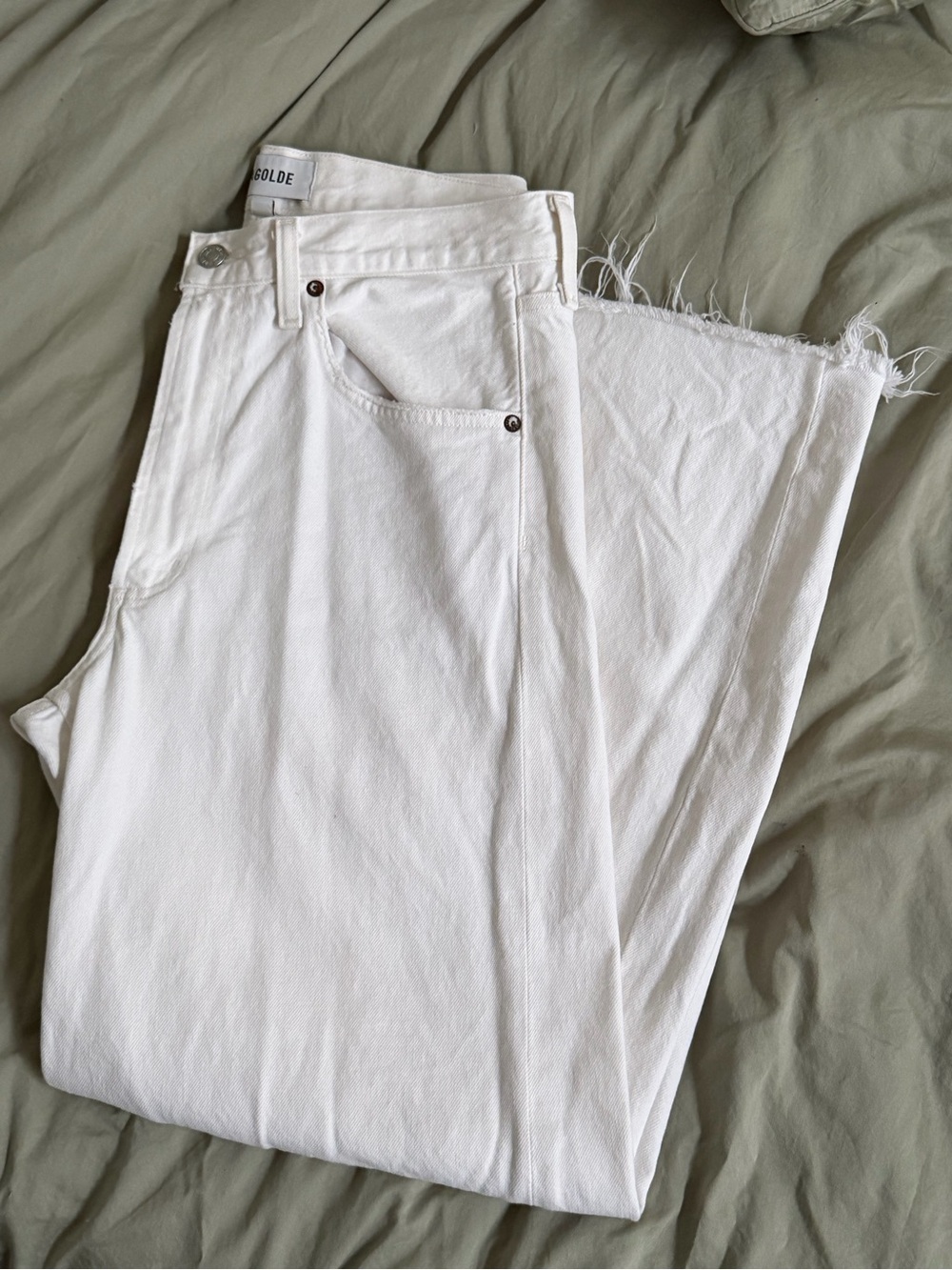 Agolde Low Curve Jeans in Milkshake